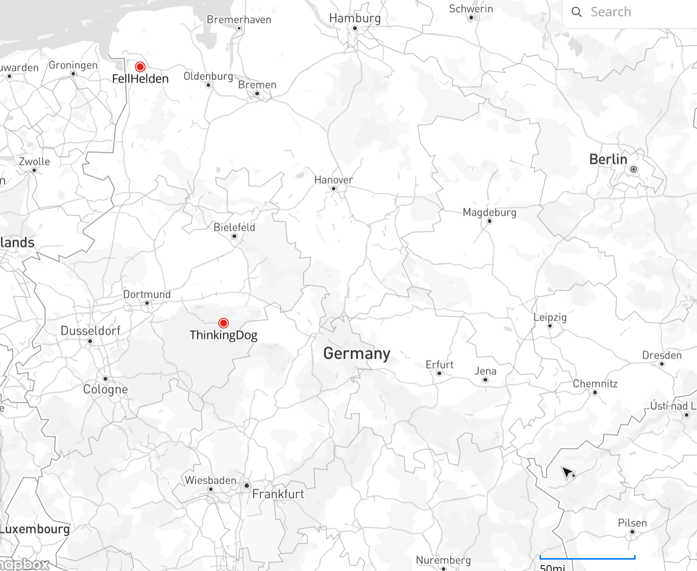 Positionsmarker ThinkingDog und FellHelden Positionsmarker ThinkingDog und FellHelden